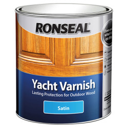Ronseal 30241 Exterior Yacht Varnish Satin 250ml