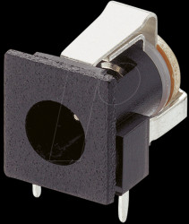 10498 Panel mounted coupler in accordance with DIN 45323, PCB, angled