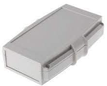 ABS enclosure, (L x W x H) 158 x 95 x 33 mm, gray white (RAL 9002), IP65, A9408338