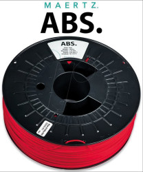 PMMA-1010-004 Maertz ABS Red 1.75 mm 1000 g