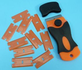 NÓŻ DO USUWANIA KLEJU+10 PLAST.OSTRZY