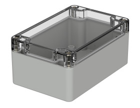 Obudowa Poliwęglan szerokość zew. 80 mm długość zew. 120 mm wys. zew. 55 mm Bopla IP66 Jasnoszary