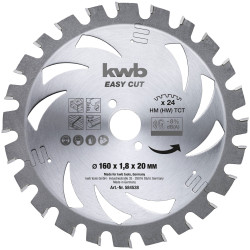kwb 586138 Carbide Circular Saw Blade 184mm 30 teeth precise cuts