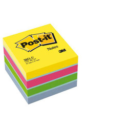 Post-it 2051-U Sticky Notes 51x40mm Ultra Blue Yellow Green Pink 400 Sheets