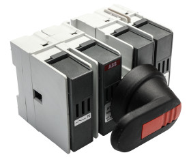 Rozłącznik z bezpiecznikami 4 32A Nie załączony A1 ABB OS32FB