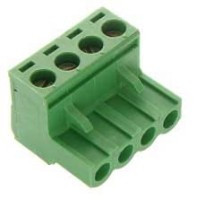 TLP-CPF4 Kostka zaciskowa poczwórna, prosta, z gniazdem raster 5,08 mm