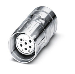 Złącze wielostykowe przemysłowe 9-pinowe M23 Montaż na kablu Gniazdo Phoenix Contact