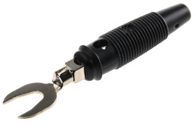 Zacisk testowy Męski Śruba typ Złącze testowe Czarny 30A Hirschmann Test & Measurement rozmiar 4 mm