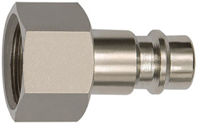 Nipple, L 33 mm, 35 bar, steel, for jacks, 141550