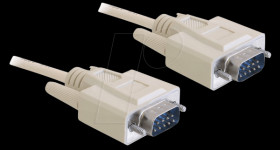 82980 Cable serial, SUB-D 9, 1 m, plug/plug