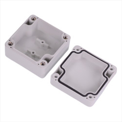 1554BGY Hammond Grey ABS Watertight Enclosure 65 x 65 x 40.5mm