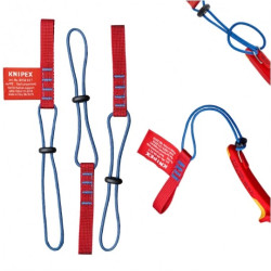 Pasek mocujący do nadgarstka zabezpieczający przed upadkiem narzędzi do 1,5kg (3szt.) KNIPEX 00 50 02 T BK