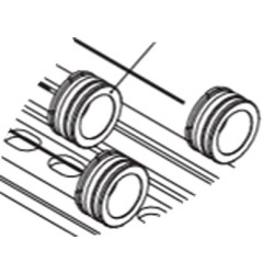 Zespół złączy SMC Uszczelka gumowa SY7000