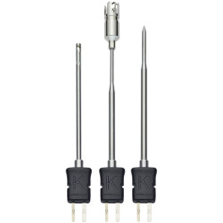 Testo 0602 5093 Temperature sensor with 3 type K sensors for versatile use