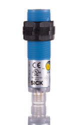 Czujniki fotoelektryczne Energetyczny cylindryczny SICK Przełączanie świateł, PNP zakres 1 mm → 1.1 m