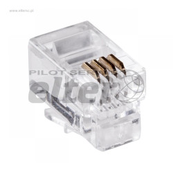 Wtyk telefoniczny 4P-4C RJ9