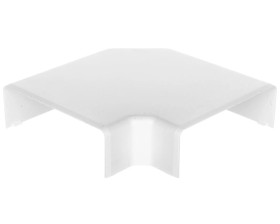 Pokrywa kątowa EKD 120x40mm biała 8583