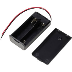 TRU COMPONENTS TC-13220620 Battery tray 2x AA Cable 70 x 34.5 x 18.8 mm