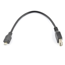 Przewód OTG Host microUSB - USB Goobay - 0,2m
