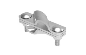 Złącze krzyżowe skośne pręt-pręt 3-elem. stal nierdzewna 116.8 NI 11600805