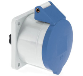 Gniazdo tablicowe TE proste 16A 7p 230V 9h IP44 13326