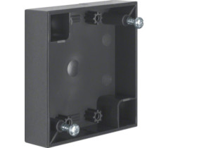 Integro Flow Puszka natynkowa 1 pojedyncza płaska antracyt połysk 911522525 HAGER