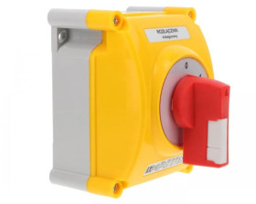 Łącznik krzywkowy 0-1 4P 32A w obudowie ŁK32R-2.8210OB2ZC