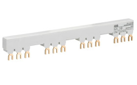 Szyna prądowa 3-fazowa, 690V ac, ABB Akcesoria MS116/MS132