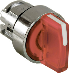 Schneider Electric ZB4BK1343 ZB4BK1343 Element czołowy przełącznika wyboru (Ø) 22 mm chrom, czerwony 1 szt.