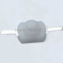Przełącznik PB1208 stab. OFF-ON biały 2pin