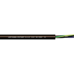 LAPP 0046500 &#xD6;LFLEX&#xAE; HEAT 180 EWKF Black Ctrl Data Cable 2x0.75mm&#xB2; No Earth