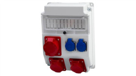 Rozdzielnica Caja 11M - Gniazda 3X16a 5P, 2X230v /11 Modułów/