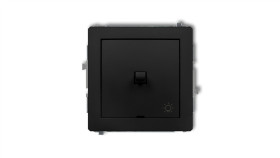 Deco Przycisk /Światło/ W Stylu Amerykańskim Czarny Mat 12Dwpus-5