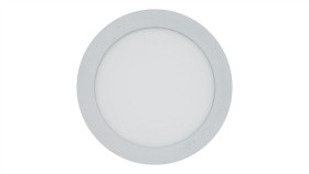 Plafon Okrągły Podtynkowy Wpuszczany Led 18W 1500Lm 3000K Ip20 Biały Barwa Ww...