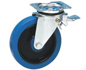 Koło samonastawne średnica kabla 200mm Płyta Guitel Hervieu 400kg wysokość całkowita 235mm