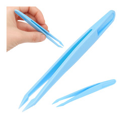 Pęseta plastikowa - 12cm - prosta - pinceta uniwersalna