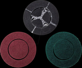 7064554 Twin Brush scouring pad set