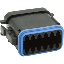 Plug housing, for rectangular miniature plug, PX0105S12AGY