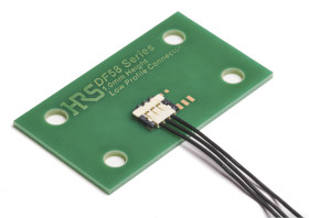 Obudowa złącza 2-pinowe -rzędowe raster: 1.2mm Hirose Żeński Montaż powierzchniowy DF58 Zasilacz