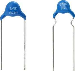 HCU Ceramic Singlelayer DC Disc Capacitors, 3 kVDC General Purpose