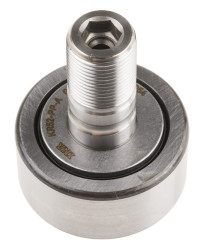 Rolka prowadząca, Kołek, śr: 52mm, dł: 24mm, otwór: 20mm, Stal