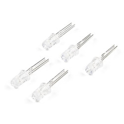 Sparkfun LED - RGB Addressable, PTH, 5mm Clear (5 Pack)