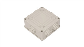 Puszka Natynkowa 100X100x50mm Tworzywo Ip55 Szara Ol20011