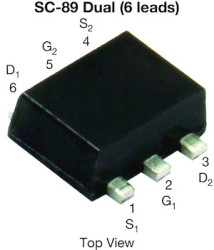 Si1034CX Dual N-Channel 20 V (D-S) MOSFET