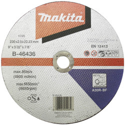 Makita B-46436 cutting Disc 230mm Straight 1pc for precise cuts