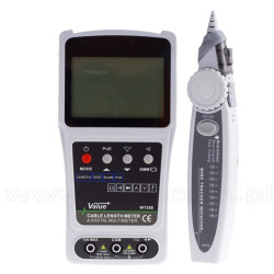 WT36E, Tester okablowania LCD PoE, RJ45, RJ11, multimetr, cyfrowy szukacz par