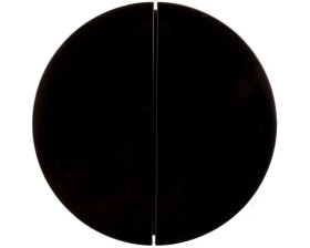 R.1/R.3 Przycisk 2-krotny czarny połysk 85142131