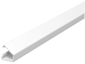 Minikanał z folią przylepną i zawiasami 7x12,5x2000 PVC czysta biel RAL9010 WDKMD7RW 6150276 /50x2m/