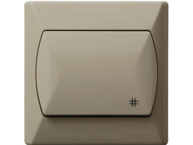 AKCENT Wyłącznik krzyżowy beżowy ŁP-4A/01 OSPEL