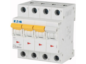 Wyłącznik nadprądowy B 25A 4P 10kA PLSM-B25/3N-MW 242519 EATON